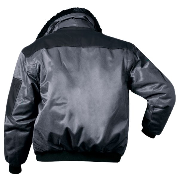 Norway Pilotjacke grau/schwarz – Bild 2
