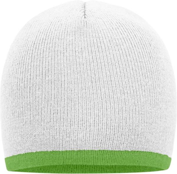 Strick Beanie mit Kontraststreifen – Bild 16