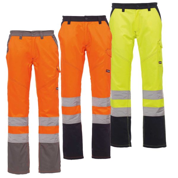 HI-VIZ  Winter-Bundhose POLAR mit Flanellfutter