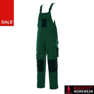 Mascot Unique Latzhose Leipzig 12069 grün/schwarz *RP-
