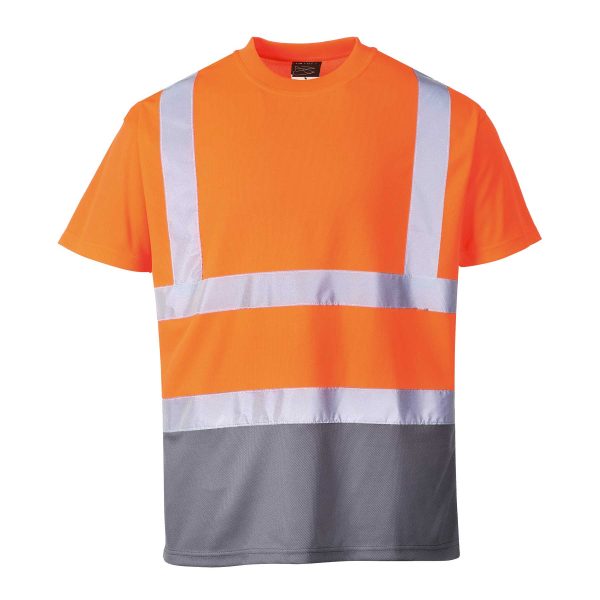 Warnschutz T-Shirt orange/anthrazit S378 *RP*