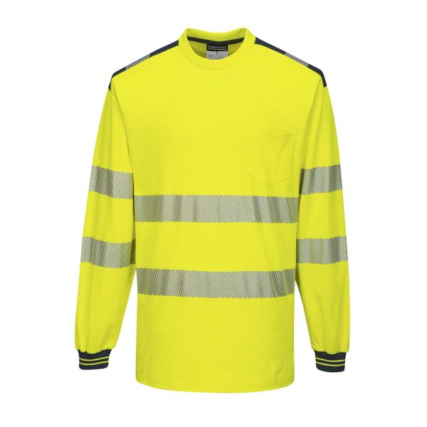 PW3 Warnschutz Langarm T-Shirt T185 – Bild 7