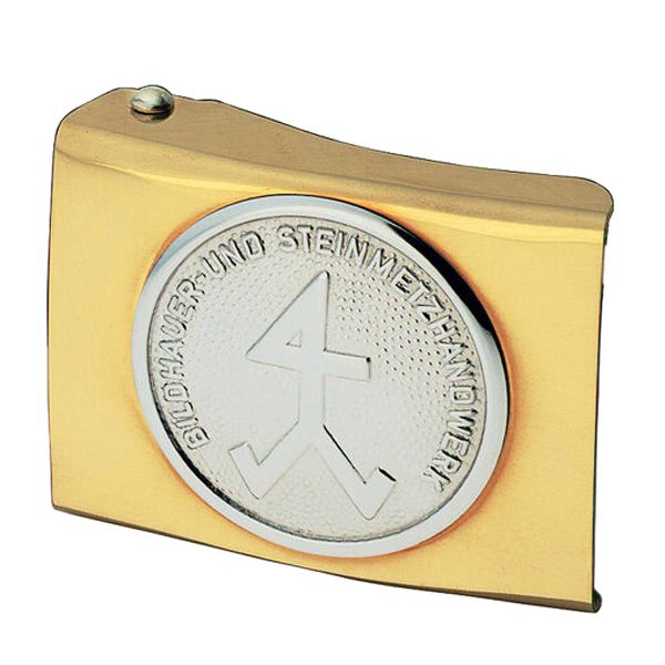FHB Koppelschloss gold Steinmetz/Bildhauer ARVED