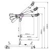 Kratos EasySafeWay 1, Basis Davit System 91 – Bild 4