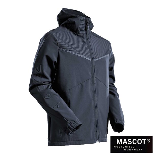 MASCOT® CUSTOMIZED Softshell Jacke mit Kapuze 22102-649 – Bild 3