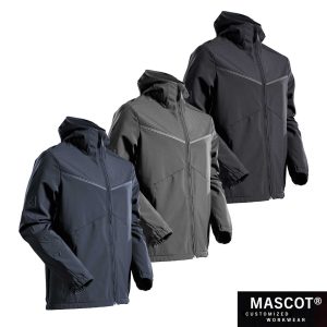 MASCOT® CUSTOMIZED Softshell Jacke mit Kapuze 22102-649