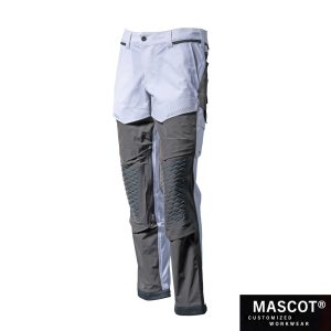 MASCOT® CUSTOMIZED Hose mit Knietaschen weiß/anthrazit 22279