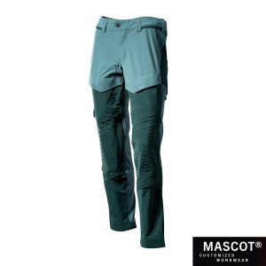 MASCOT® CUSTOMIZED Hose mit Knietaschen hell waldgrün/waldgrün 22279