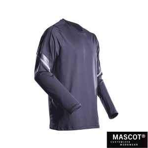 MASCOT® CUSTOMIZED T-Shirt Langarm Schwarzblau 22281-461