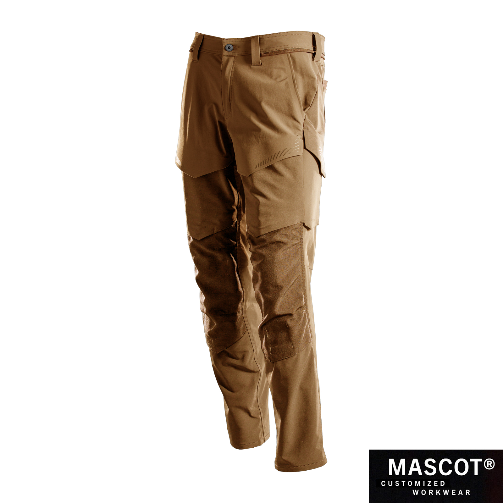 MASCOT® CUSTOMIZED Hose mit Knietaschen nussbraun 22379