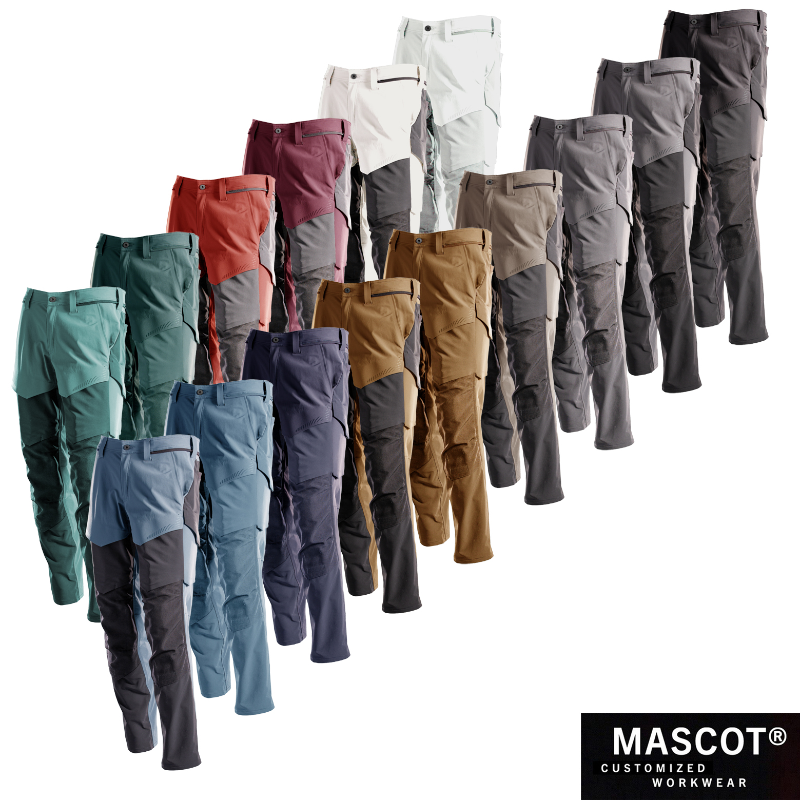 MASCOT® CUSTOMIZED Hose mit Knietaschen 22379-311 – Bannenberg  Arbeitsschutz GmbH AT