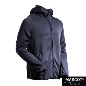 MASCOT® CUSTOMIZED Fleecejacke mit Kapuze schwarzblau 22586