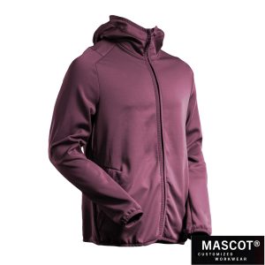 MASCOT® CUSTOMIZED Fleecejacke mit Kapuze bordeaux 22586