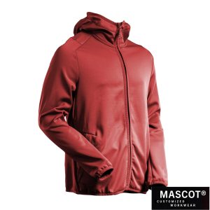 MASCOT® CUSTOMIZED Fleecejacke mit Kapuze herbstrot 22586