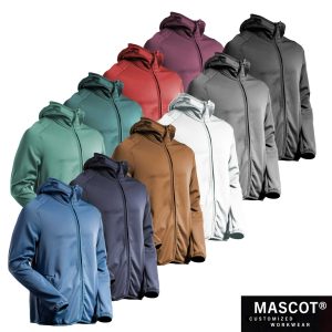 MASCOT® CUSTOMIZED Fleecejacke mit Kapuze 22586-608