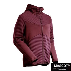 MASCOT® CUSTOMIZED Kapuzen-Fleecejacke bordeaux 22603