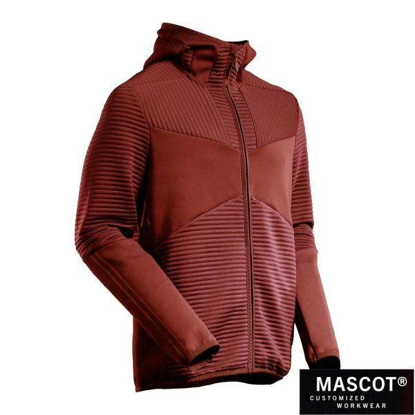 MASCOT® CUSTOMIZED Kapuzen-Fleecejacke herbstrot 22603