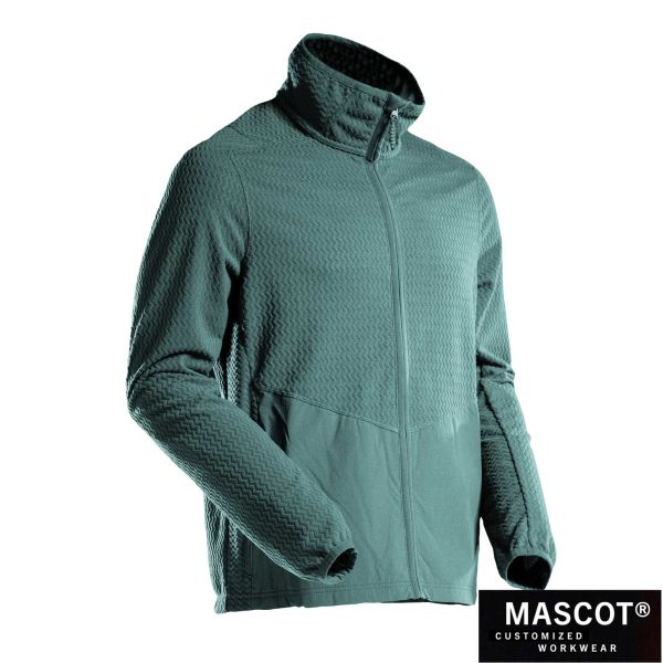 MASCOT® CUSTOMIZED Microfleece Jacke hell waldgrün 22803