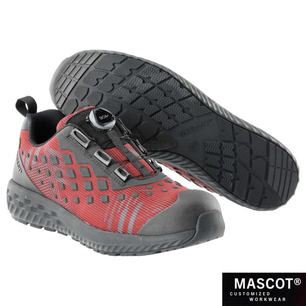 MASCOT® CUSTOMIZED Sicherheitsschuh S1P Herbstrot/Schwarz