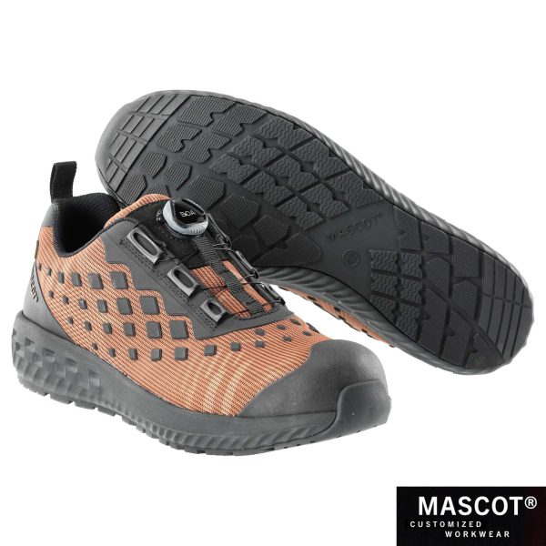 MASCOT® CUSTOMIZED Sicherheitsschuh S1P Nussbraun/Schwarz