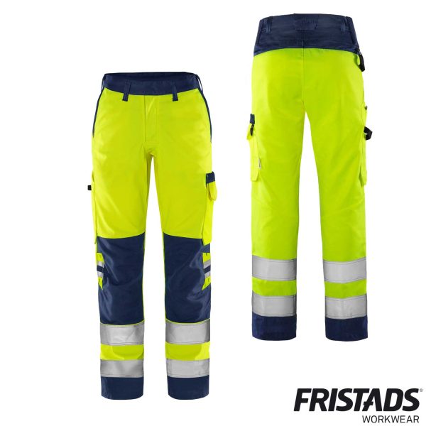 Fristads® High Vis Green Hose Damen Kl. 2 2642 GPLU – Bild 2
