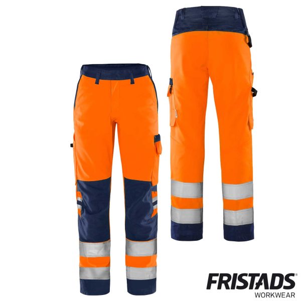 Fristads® High Vis Green Hose Damen Kl. 2 2642 GPLU – Bild 5