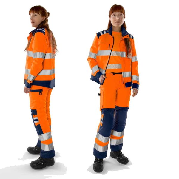 Fristads® High Vis Green Hose Damen Kl. 2 2642 GPLU – Bild 6