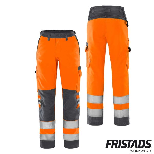 Fristads® High Vis Green Hose Damen Kl. 2 2642 GPLU – Bild 7