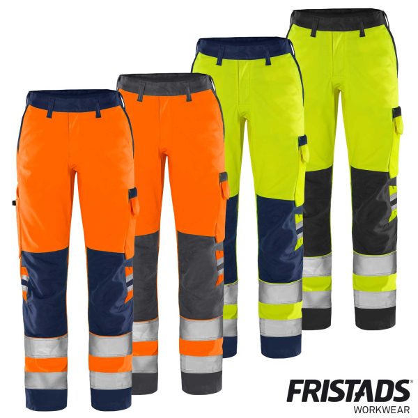 Fristads® High Vis Green Hose Damen Kl. 2 2642 GPLU
