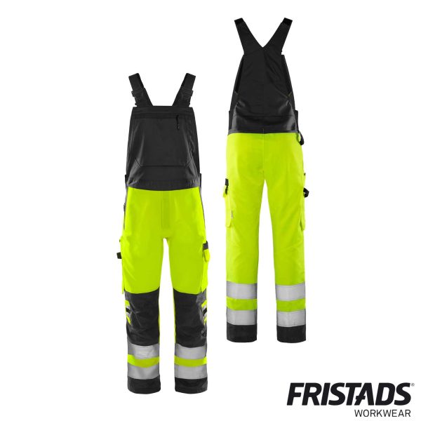 Fristads®  High Vis Green Latzhose Kl. 2 1030 GPLU – Bild 4