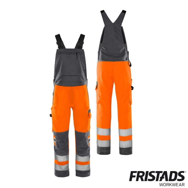 Fristads®  High Vis Green Latzhose Kl. 2 1030 GPLU – Bild 6
