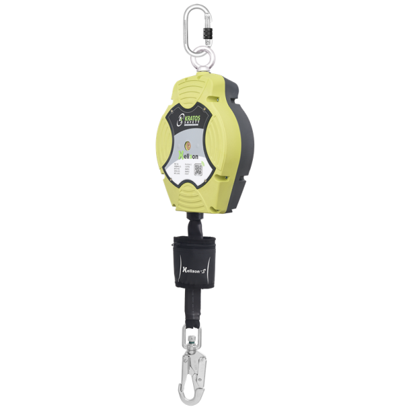 HELIXON-S Polyestergurtband, Höhensicherungsgerät mit automatischem Rückzug 12 m, für vertikaler und horizontaler Gebrauch