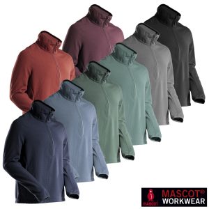 MASCOT® CUSTOMIZED Microfleece Pullover mit kurzem Reißverschluss 22703-639