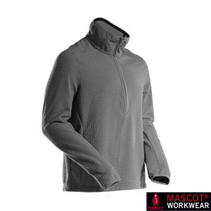 MASCOT® CUSTOMIZED Microfleece Pullover mit kurzem Reißverschluss Anthrazit 22703