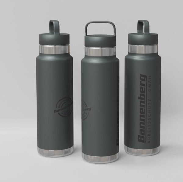 Bannenberg Isolierflasche anthrazit 600 ml – Bild 4
