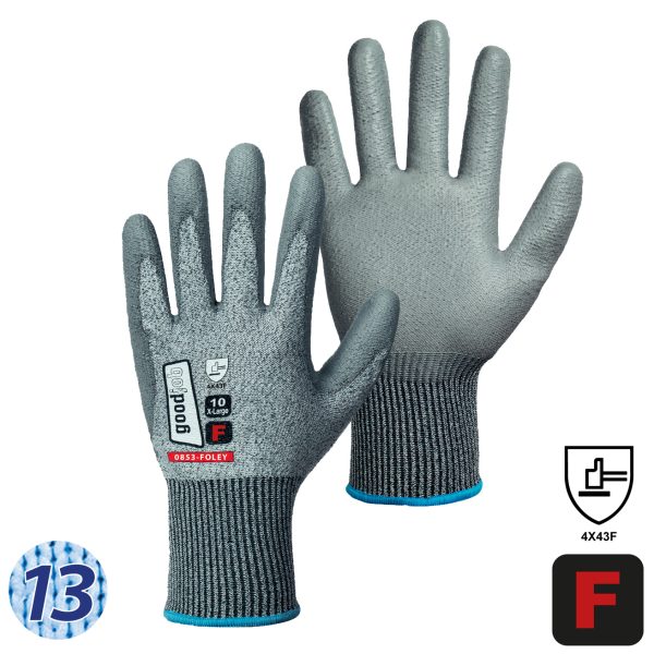 Schnittschutz-Handschuhe GOODJOB® *FOLEY* 0853 LEVEL F