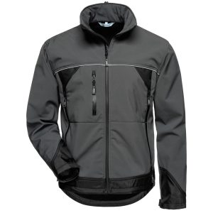 Softshell-Jacke *PREMIUM* grau/schwarz