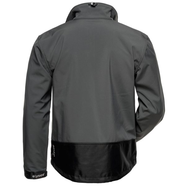 Softshell-Jacke *PREMIUM* grau/schwarz – Bild 2