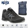 Haix® Damen Black Eagle Adventure 3.0 GTX Ws low onyx-midnight + Rucksack