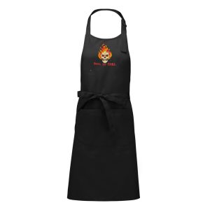 Grillschürze schwarz Born to grill 1