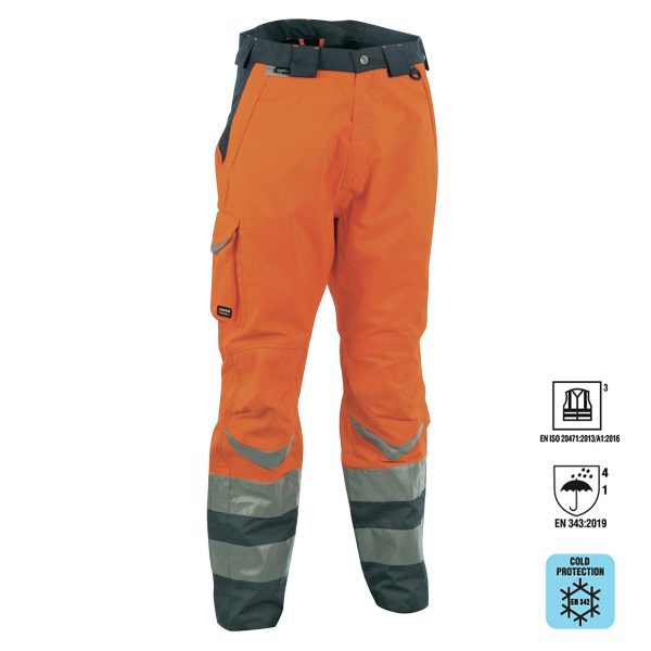 Cofra® Hi-Vis Winterhose / Regenhose SAFE – Bild 5