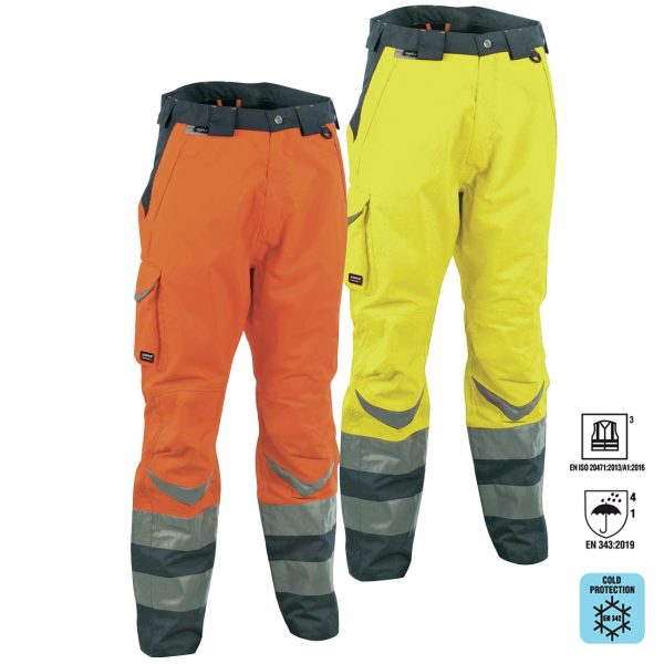 Cofra® Hi-Vis Winterhose / Regenhose SAFE