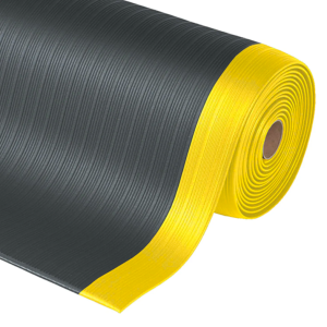 Airug® Plus 408 Notrax Anti-Fatigue-Schaum Schwarz/Gelb