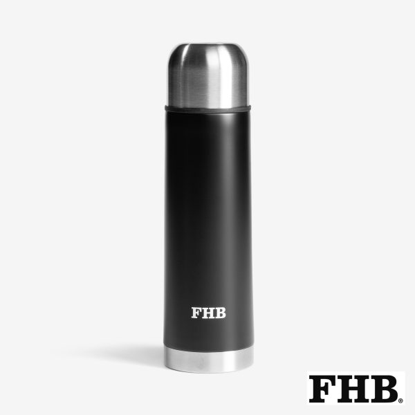 FHB Thermoskanne TONI  0,5 l | Edelstahl & robust | Schwarz – Bild 2