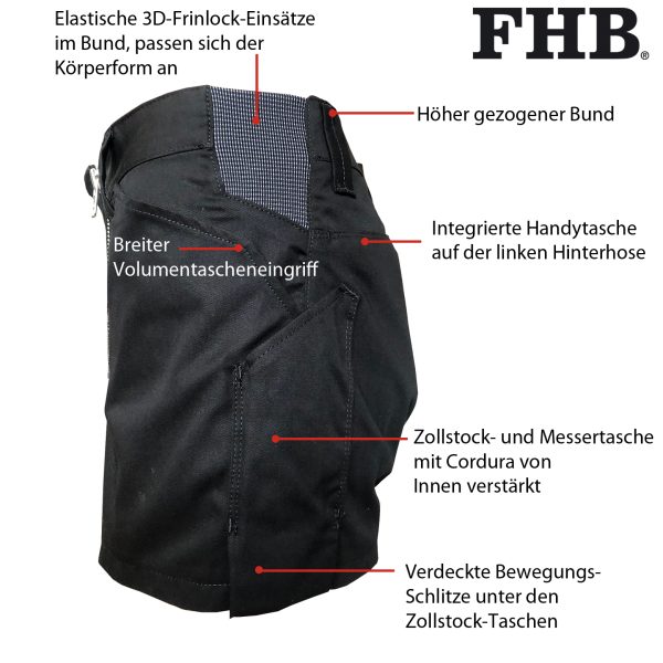 FHB Zunft-Shorts extra kurz *MAIK* – Bild 2