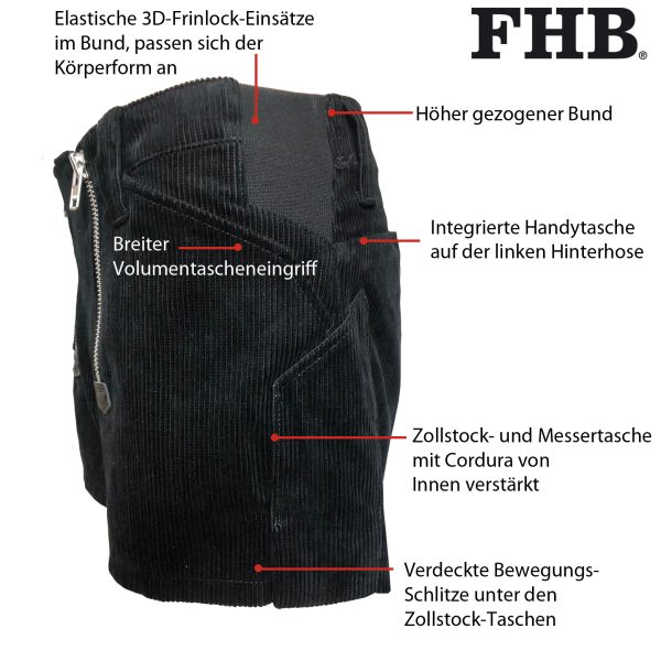 FHB Zunft-Shorts extra kurz *FERDINAND* – Bild 3