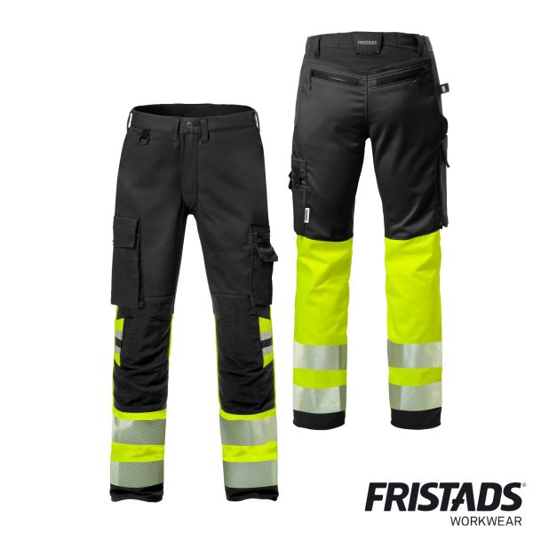 Fristads® High Vis Stretch-Hose Kl. 1 2705 PLU – Bild 3