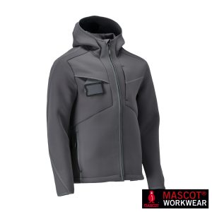 MASCOT® CUSTOMIZED Softshelljacke mit Kapuze Anthrazit 22086-662