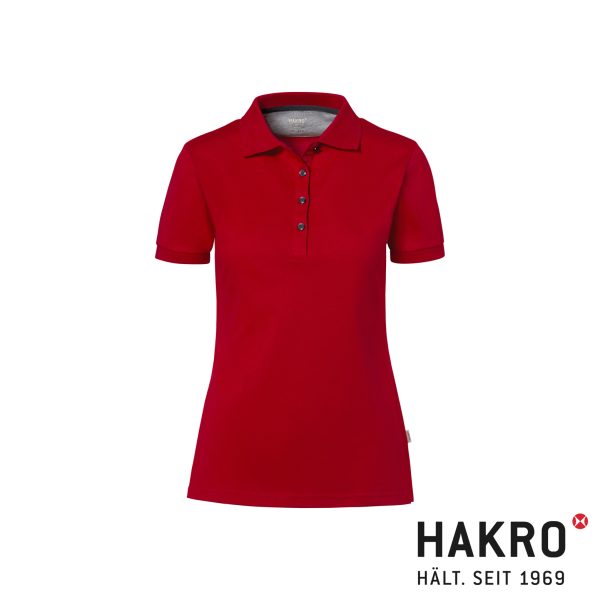 HAKRO COTTON TEC® Damen Poloshirt No. 214 – Bild 3