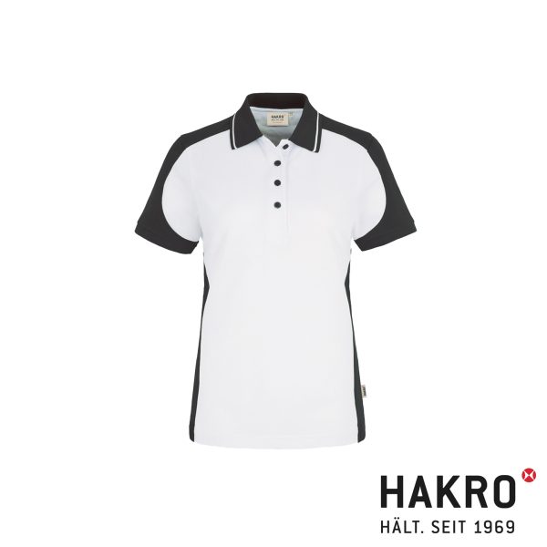 HAKRO Damen Poloshirt Contrast MIKRALINAR® No. 239 – Bild 2